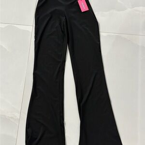 Edikted Black Flare Trousers